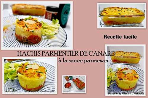 Hachis parmentier de canard à la sauce parmesan de Cyril Lignac