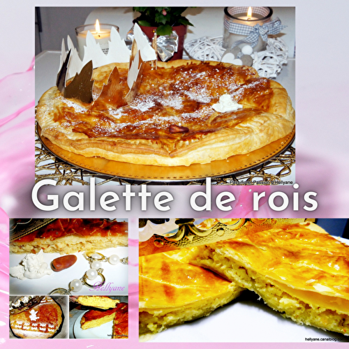 Epiphanie et sa galette des rois à la frangipane