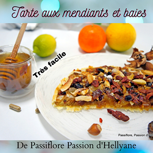 Tarte sablée aux mendiants et baies de Cyril Lignac