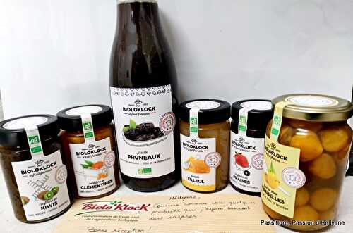Biolo'Klock: Confitures Bio, Purées de fruits, Fruits séchés, fruits au sirop et miel