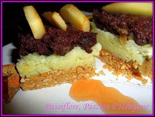 Boudins antillais aux pommes, sur son lit de gressins - Passiflore, Passion d'Héllyane