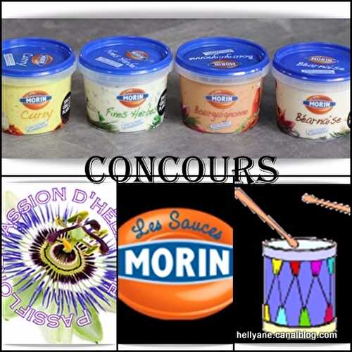 CONCOURS avec mon partenaire " SAUCE MORIN"