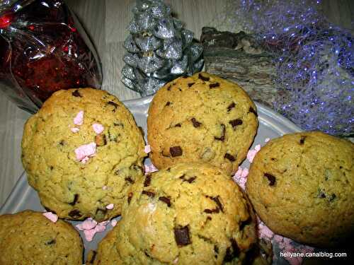 COOKIES aux PÉPITES DE CHOCOLAT, POUR LE PÈRE NOEL