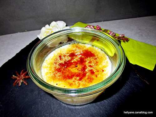 Crème brûlée vanillée au caramel au beurre salé