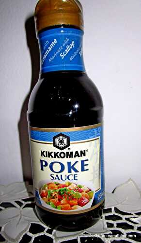 Encore un grand merci à mon partenaire kikkoman avec sa sauce POKE