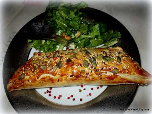FEUILLANTINE AU SAUMON - POIREAUX - CHAMPIGNONS