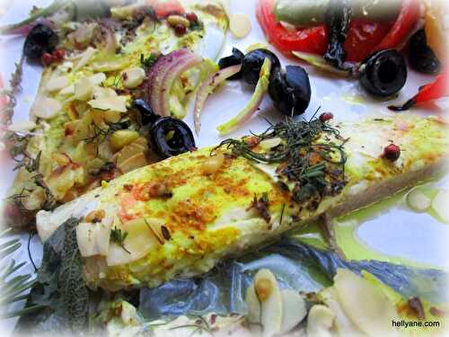 Filet de Daurade mariné aux senteurs de Provence et sa farandole de légumes