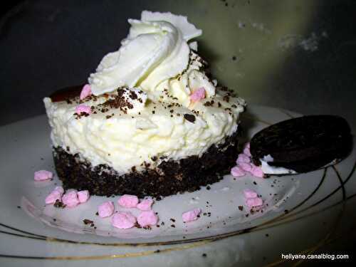 GÂTEAU OREO A LA MOUSSE SANS CUISSON