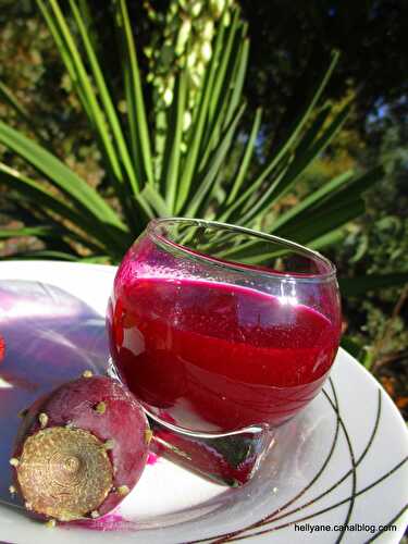 Jus de figues de barbarie. Un plein de vitamines