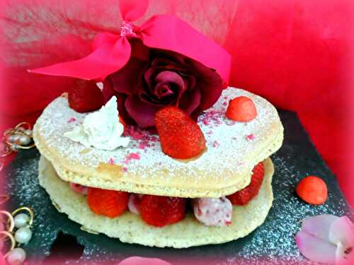 Macaron Géant à la mousseline à la fraise