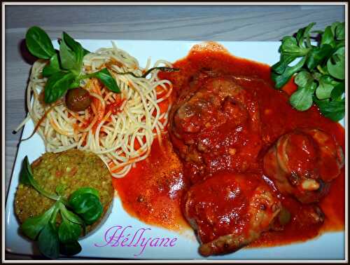 OSSO BUCCO de dinde en sauce tomate