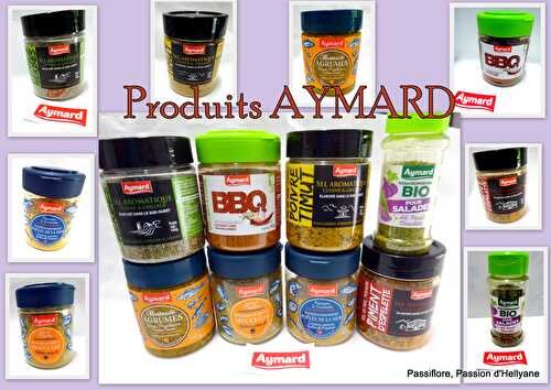 Produits AYMARD BIO – Les assaisonnements.