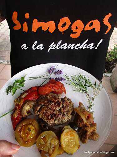 RECETTE A LA PLANCHA STEAK de VIANDE + RATATOUILLE