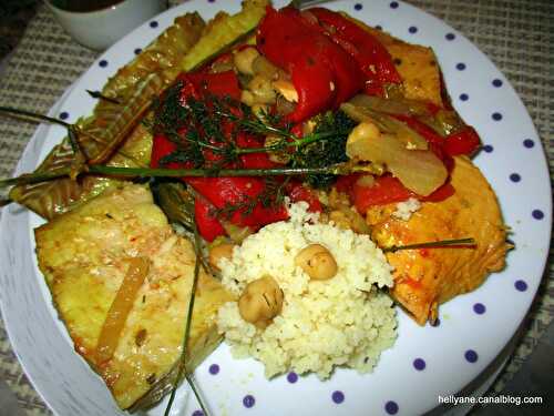 Recette du COUSCOUS aux 3 POISSONS