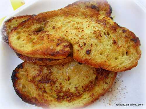 RECETTE du PAIN PERDU DE MANOU