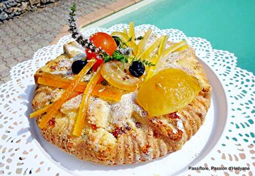 Recette facile du Moelleux au citron et fruits confits