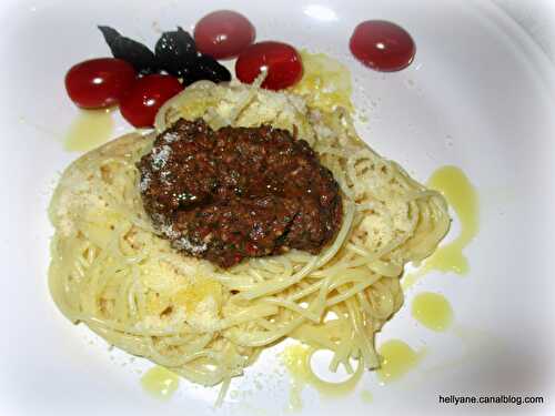 Spaghetti à la crème Méditerranéenne