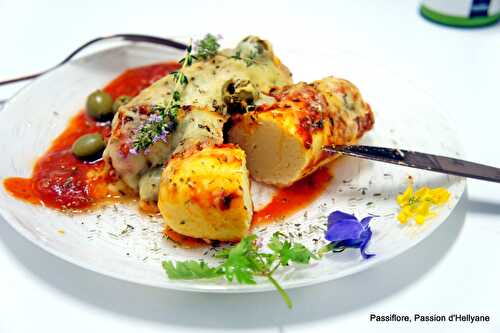 Suprêmes Soufflés au brochet, gratinés à la sauce tomate