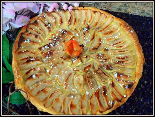 Tarte feuilletée aux pommes à la cardamome