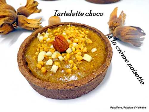 Tartelette - Trendy choco à la crème noisette nocciola