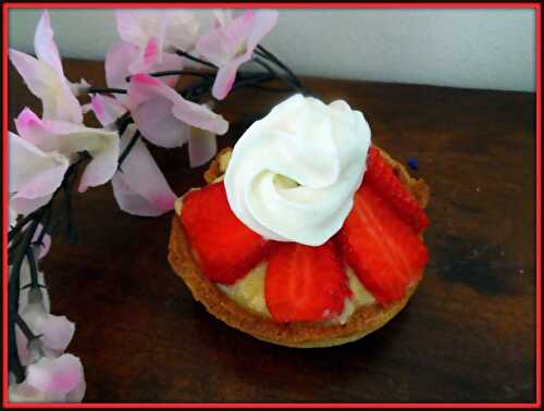 Tartelettes aux fraises et aux baies de Goji