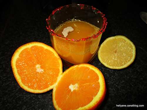 VIDÉO jus de fruits "orange/citron" au presse agrumes