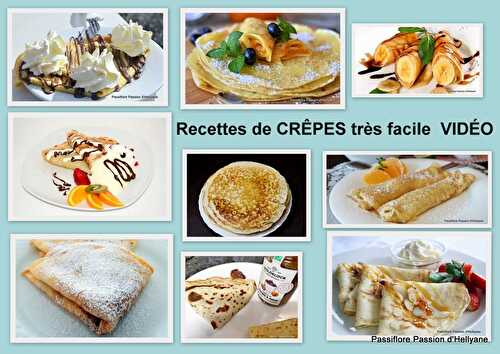 VIDEO recette de crêpes très facile à faire