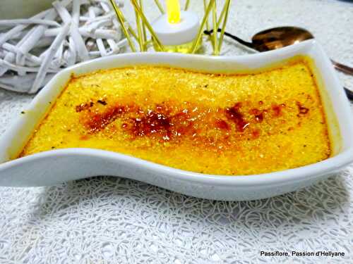 Recette facile "Crème brulée au coco "