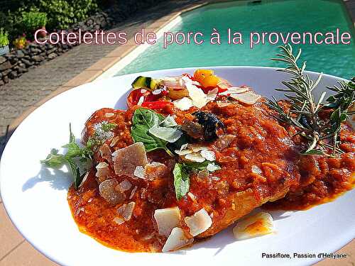 Côtelette de porc à la provençale