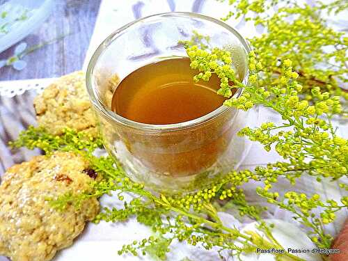 Bienfaits de l'Artemisia et de la Poudre du fruit du graviola corossol dans une infusion avec du miel.