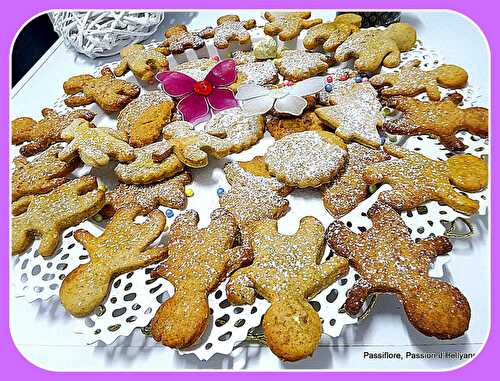 Biscuits de Noël à la cannelle/gingembre/miel