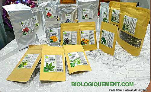 BAOMIX BIOLOGIQUEMENT COM et un récapitulatif de recettes avec leurs produits