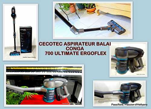 Démonstration de mon ASPIRATEUR BALAI CONGA 700 ULTMATE ERCOFLEX