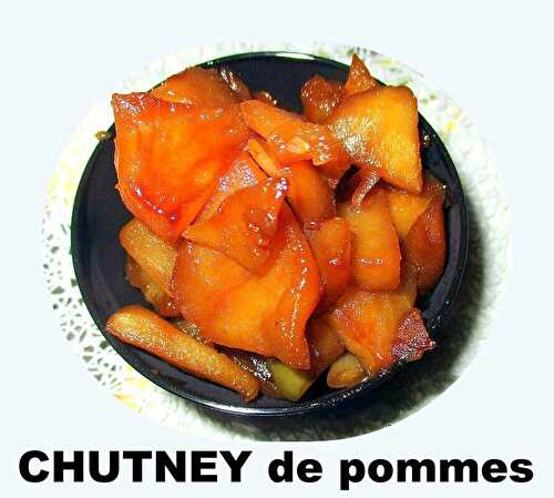 CHUTNEY AUX POMMES - MIEL