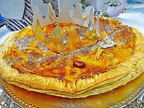 Epiphanie et sa galette des rois à la crème frangipane