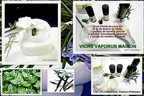 VICKS VAPORUB MAISON - SUPER FACILE A FAIRE -