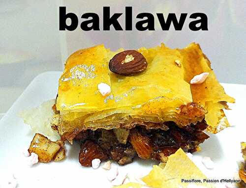 BAKLAWAS gâteaux orientaux