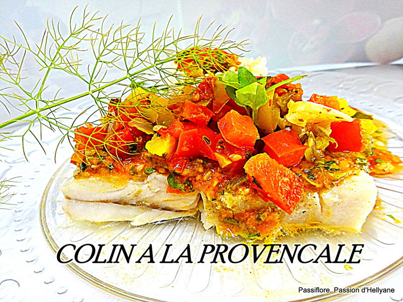 Pavés de colin à la provençale 