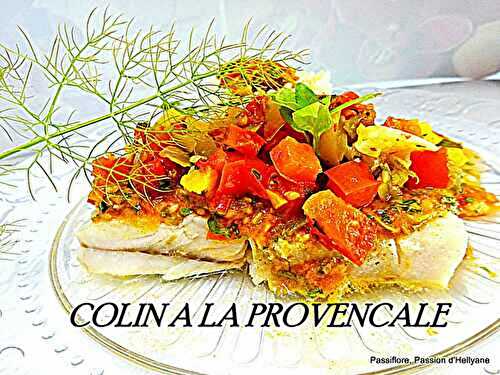 Pavés de colin à la provençale 