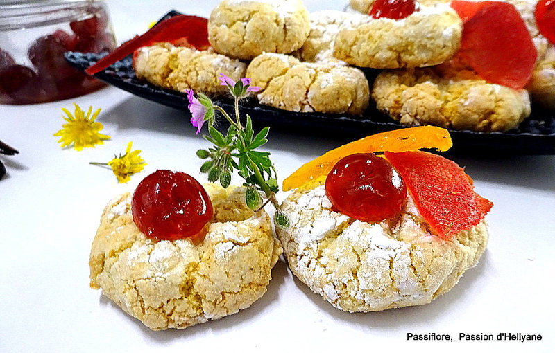 Craquelés amandes / fruits confits 