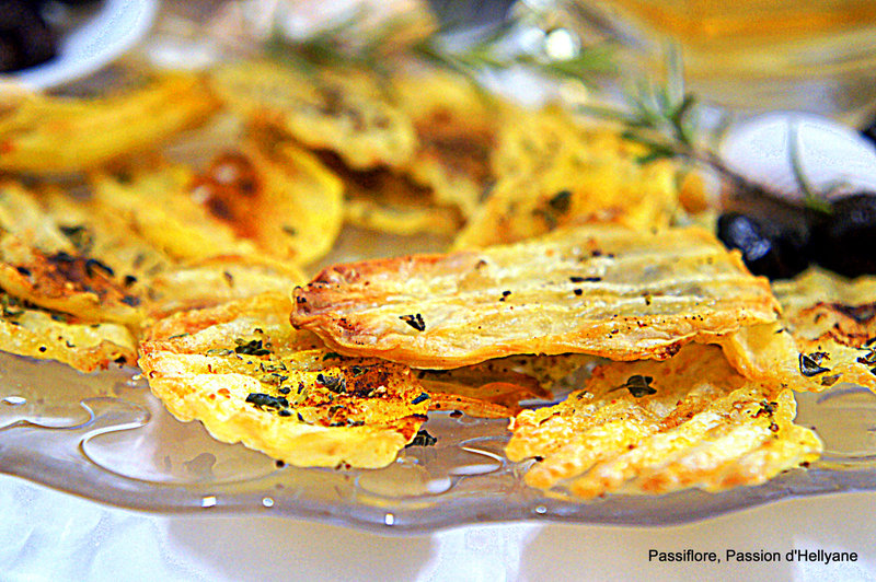 CHIPS de pommes de terre croustillantes au four