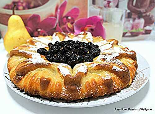 Gâteau aux poires et baies de cranberries