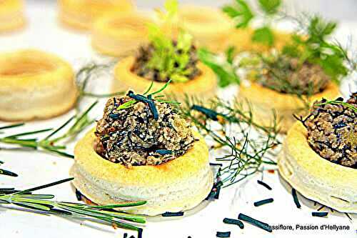 Apériquiches à la crème de sardines et spiruline 