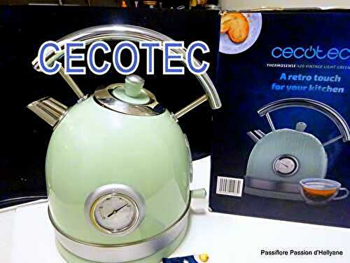 CECOTEC. Bouilloire électrique ThermoSense 420 Light Green.