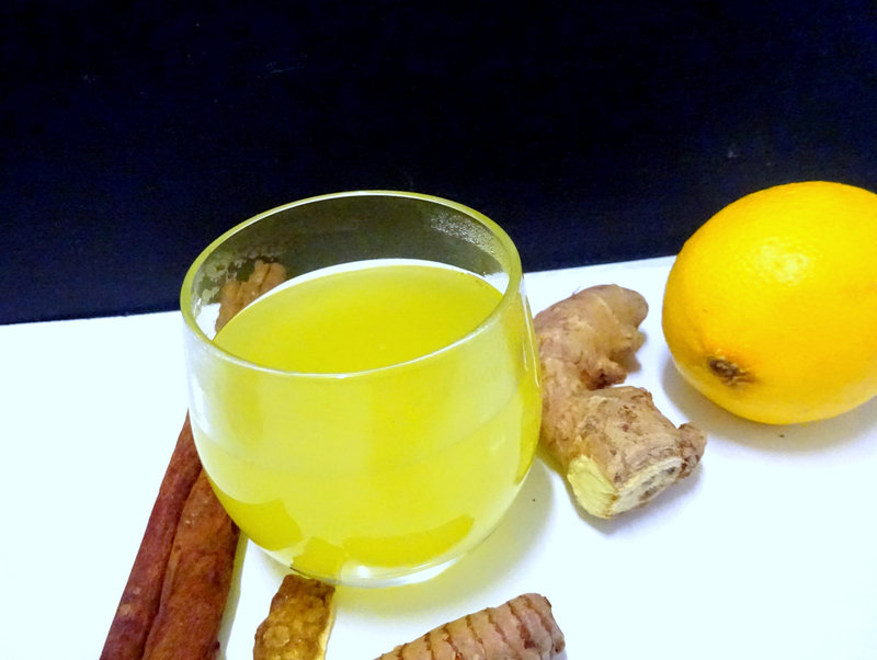 Infusion écorces de combava, gingembre, cannelle et curcuma 