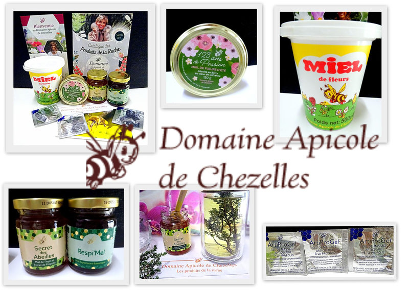 Domaine Apicole de Chezelles : Vente de produits de la ruche, issus de la nature