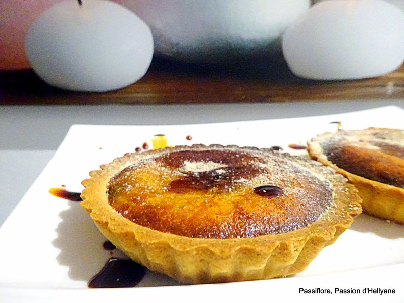 Tartelettes sablées à la frangipane et crème de dattes