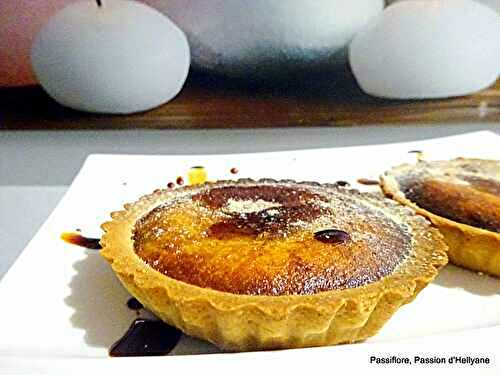 Tartelettes sablées à la frangipane et crème de dattes