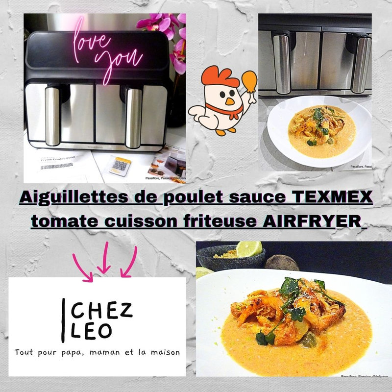 FRITEUSE AIRFRYER - Aiguillettes de poulet sauce TEX MEX 