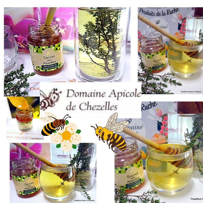 INFUSION THYM MIEL SECRET DES ABEILLES thym et extrait pur de Propolis